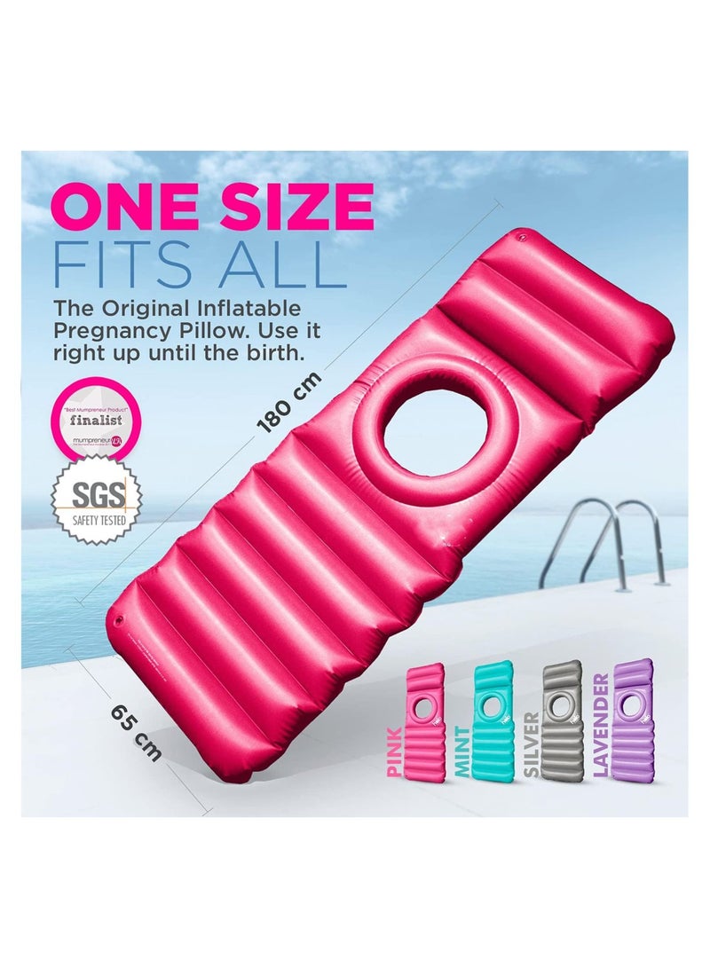 HOCC Inflatable Pregnancy Bed, Pregnancy Pillow, Pink - Image 2