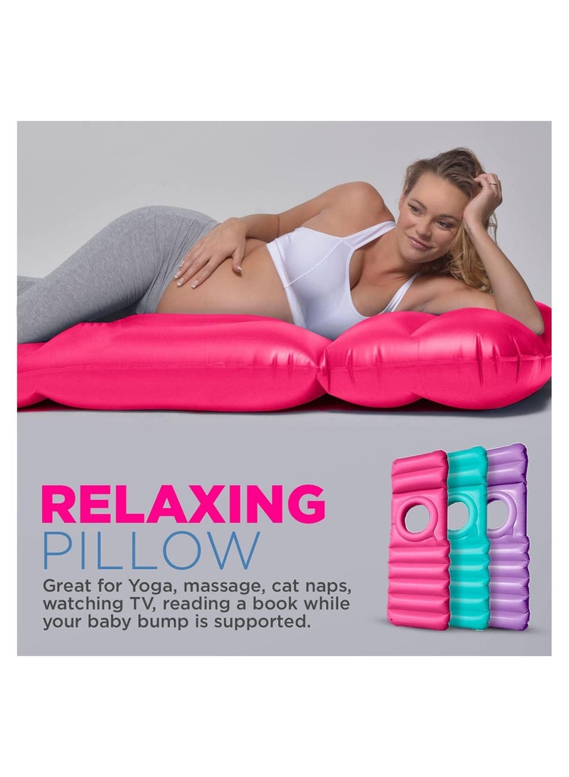 HOCC Inflatable Pregnancy Bed, Pregnancy Pillow, Pink - Image 5