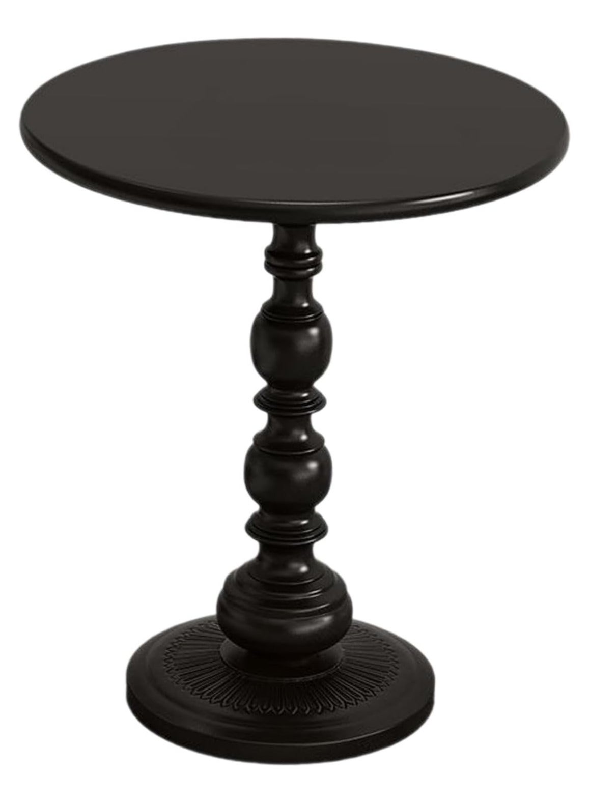 Round Side Table for Couch and Bed,Pedestal End Table,Living room table,Small Coffee Tea Table for Living Room, Bedroom, Small Space
