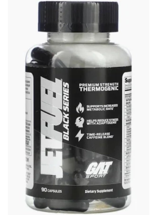 Gat Sport Jet Fuel Black Premium Thermogenic 90 Capsules - Image 1