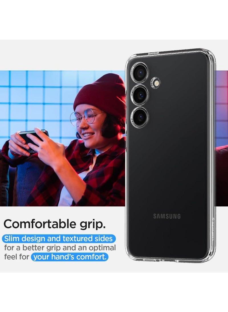 Raxoom Case for Samsung Galaxy S24 Case: Liquid Crystal [Lightweight Slim] for Samsung Galaxy S24 Case - Crystal Clear - Image 5