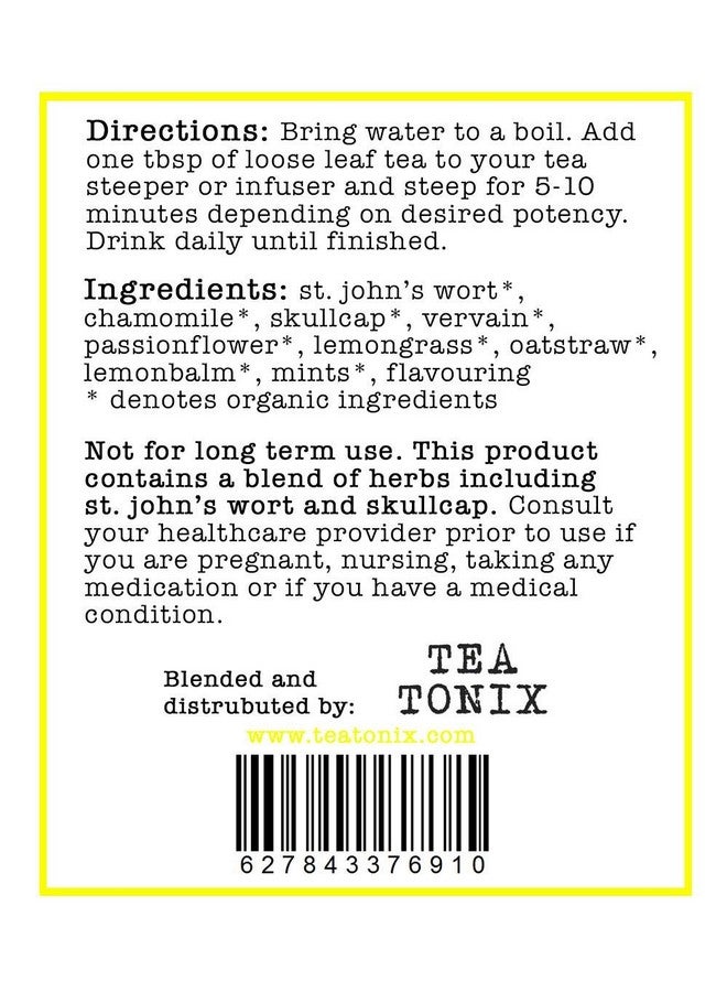 BE HAPPY Tea with St. John's Wort, Vervain, and Skullcap 40g (1.41oz) - an Uplifting, Caffeine Free Herbal Tea - Image 2