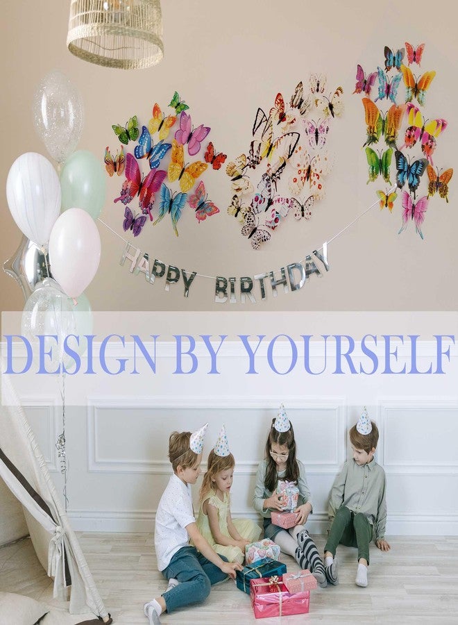 OPSEAM Butterfly Wall Decor 24/48 PCS, 3D Butterflies Stickers for Party Decorations with Magnets (White, 48) - Image 5