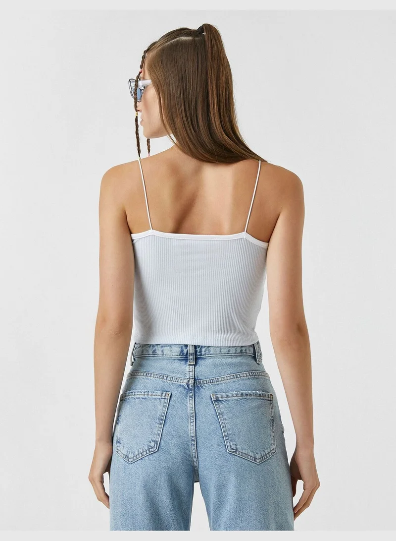 KOTON Spaghetti Strap Tank Top