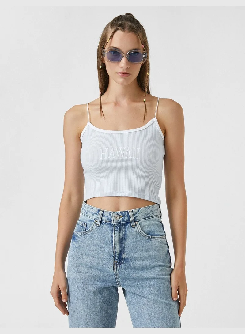 KOTON Spaghetti Strap Tank Top