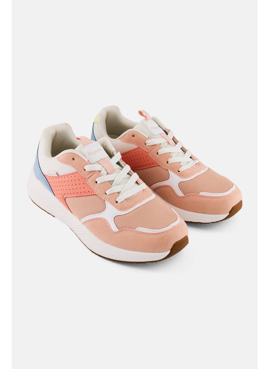 Algspar Women Lace Up Casual Shoes, Multicolor  - Image 1