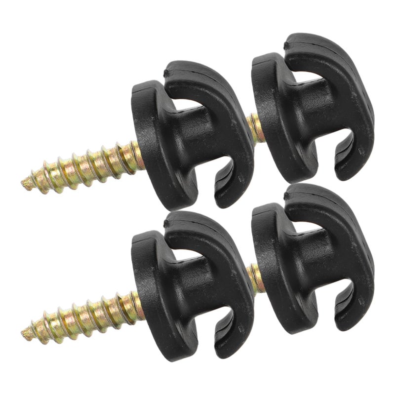 4 Pcs Car Trunk Hooks for Luggage Nets and Shopping Bags Universal Cargo Securing Installation - Image 2
