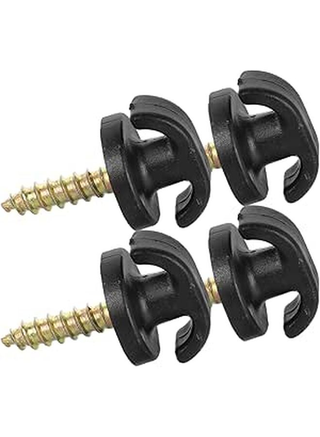 4 Pcs Car Trunk Hooks for Luggage Nets and Shopping Bags Universal Cargo Securing Installation - Image 1