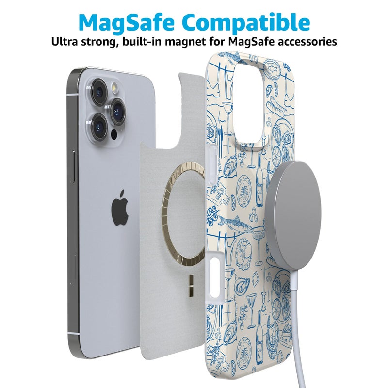 Casely iPhone 16 Pro Case | Amalfi Aperitivo | Dolce Vita | Compatible with MagSafe | Classic Ultra Slim Design - Image 4
