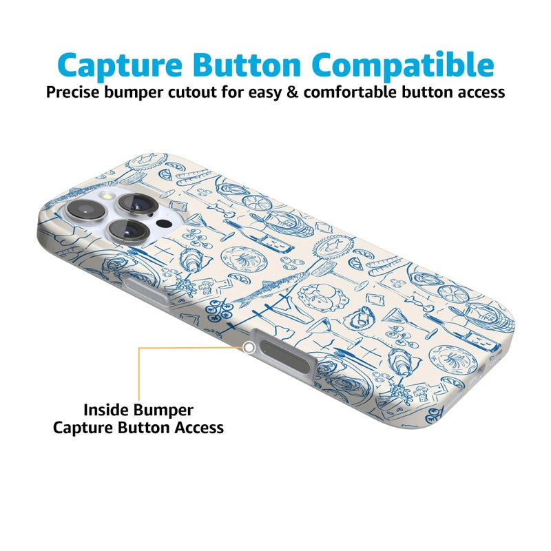 Casely iPhone 16 Pro Case | Amalfi Aperitivo | Dolce Vita | Compatible with MagSafe | Classic Ultra Slim Design - Image 5