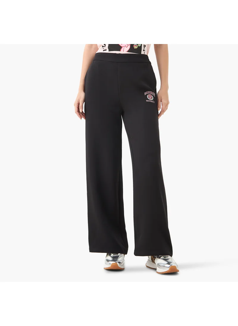 اس بي كاركترز Harvard Logo Print Track Pants with Pockets