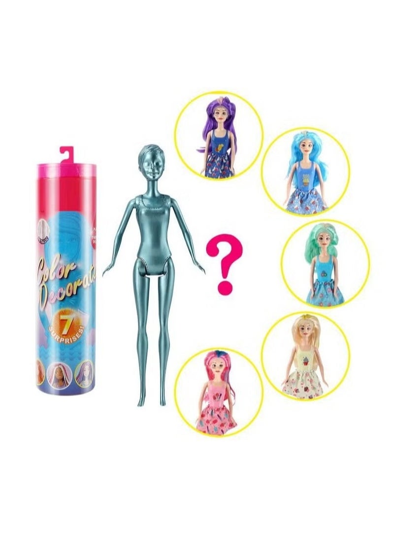 Y&D 7 Surprises-Colour Reveal Doll With Water And Surprise Accessories Surprise Doll Water soluble Color Changing Toy - Image 1