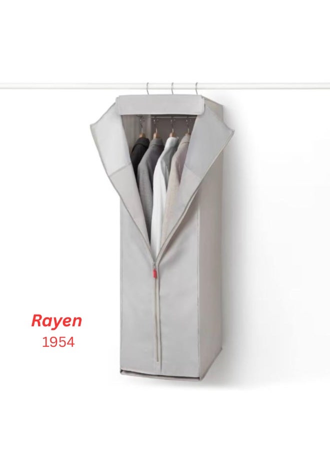 Rayen Hanging Wardrobe Organizer with 6 Shelves – Foldable Fabric Closet, 125×50×40 cm, Durable & Space-Saving Design. - Image 1
