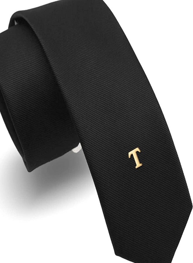 FURE T Initial Metal Collar Pins (Golden) for Men and Women - Set of 2 - Image 4