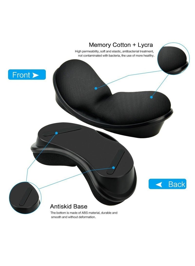 Y&D Memory Foam Mouse Pad Mat, Ergonomic Wrist Rest Support Cushion, Anti-Skid for Computer, Laptop, Office Work, PC Gaming - Image 5