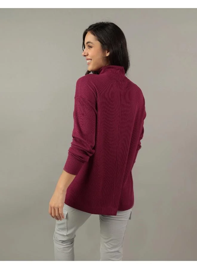 American Eagle Mock Neck Top