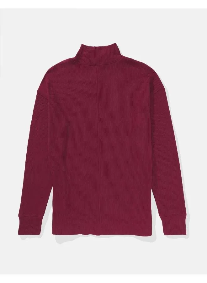 امريكان ايجل Mock Neck T-Shirt