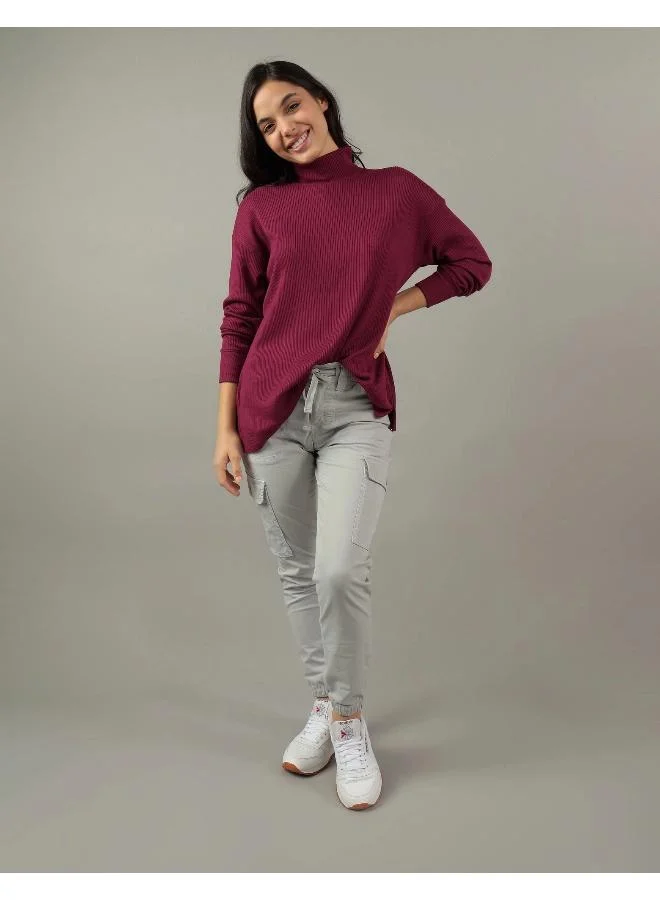 امريكان ايجل Mock Neck T-Shirt