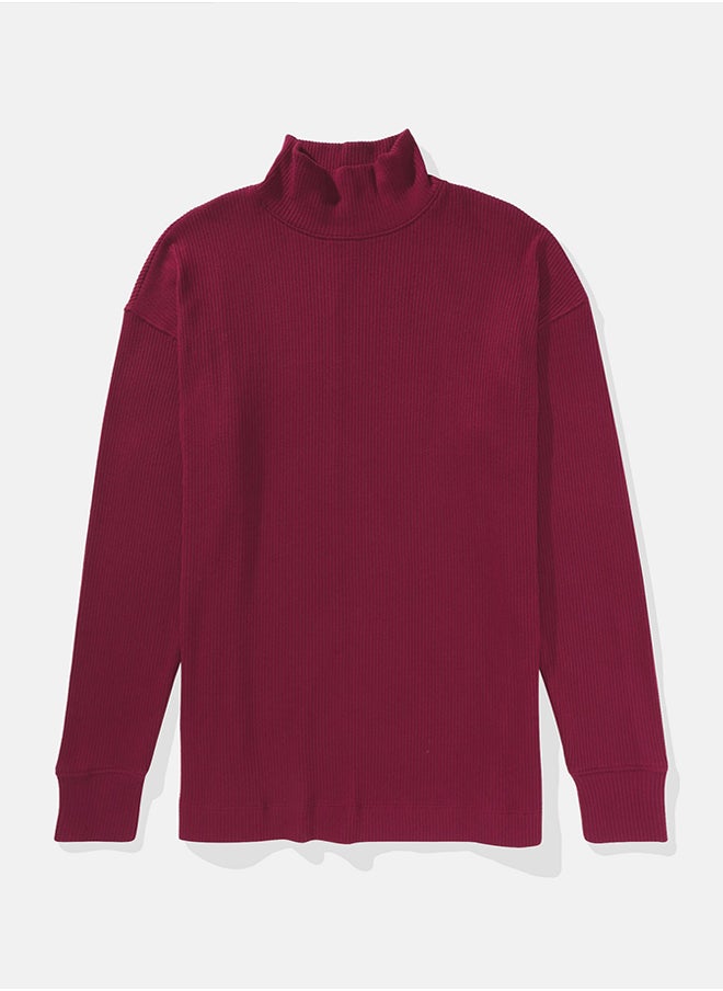 American Eagle Mock Neck Top  - Image 4