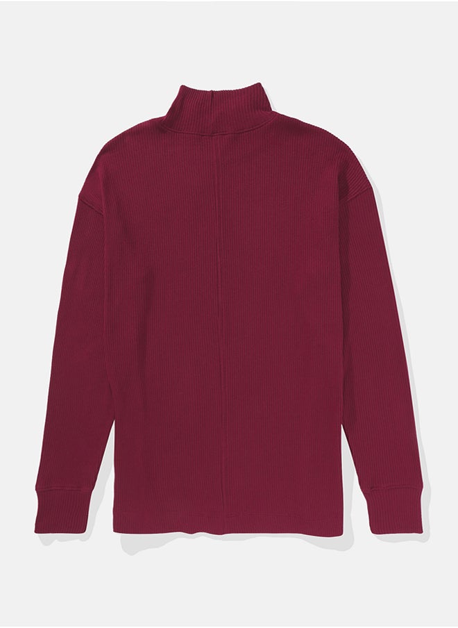 American Eagle Mock Neck Top  - Image 3