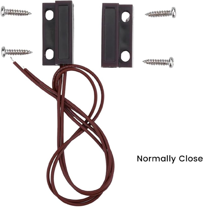 MC38 Magnetic Door Window Security Sensor Normally Close Wired NC NO Switch Surface Mount - Image 5