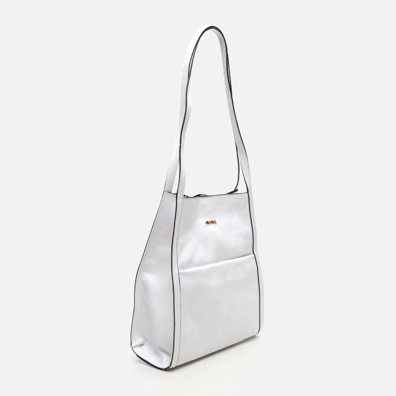 Hotiç 03CAH292050A900 GENUINE Leather White Women's Bag  - Image 2