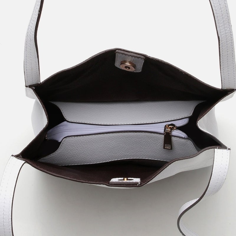 Hotiç 03CAH292050A900 GENUINE Leather White Women's Bag  - Image 5