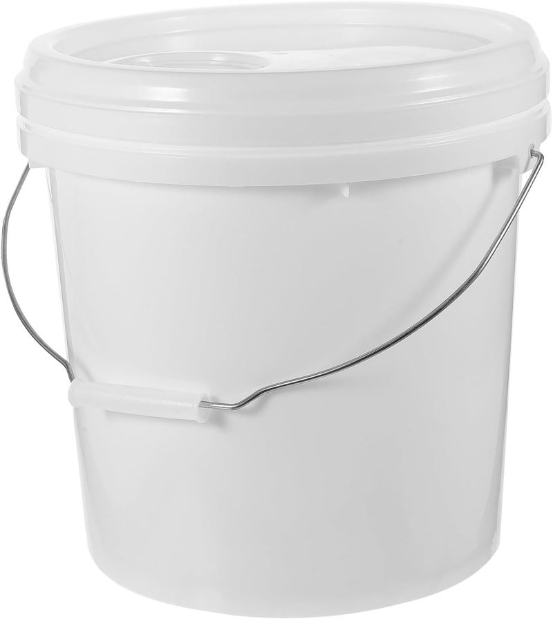 All choice modern design KICHOUSE 2.2 Gallon White Hdpe Paint Bucket with Lid 10l Multi-Functional Round Paint Storage Container with Spout and White Metal Handle Suitable and Chemical Use Trusted all-purpose quality Multiple local stock source Multi-use detailed build Easy assemble Integrated practical design Cost effective upgraded craftsmanship Stable local goods source Rack sorted local inventory Size-sorted warehouse storage Easy clean surface Hot & cold climate compatible Various fittings Modern practical shape All preference matching build Classic design alternatives All-scene tailored quality Flexible trendy construction Global trendy simple build Classified organized storage General purpose premium build Simple multifunctional build Diverse operating method fit Simple upgraded construction Multi-budget available picks - Image 1