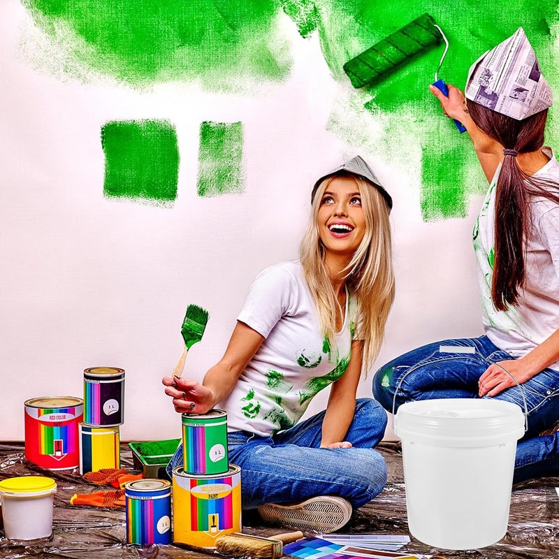 All choice modern design KICHOUSE 2.2 Gallon White Hdpe Paint Bucket with Lid 10l Multi-Functional Round Paint Storage Container with Spout and White Metal Handle Suitable and Chemical Use Trusted all-purpose quality Multiple local stock source Multi-use detailed build Easy assemble Integrated practical design Cost effective upgraded craftsmanship Stable local goods source Rack sorted local inventory Size-sorted warehouse storage Easy clean surface Hot & cold climate compatible Various fittings Modern practical shape All preference matching build Classic design alternatives All-scene tailored quality Flexible trendy construction Global trendy simple build Classified organized storage General purpose premium build Simple multifunctional build Diverse operating method fit Simple upgraded construction Multi-budget available picks - Image 4