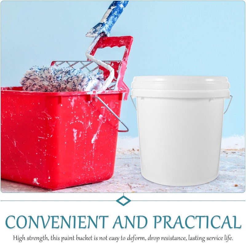 All choice modern design KICHOUSE 2.2 Gallon White Hdpe Paint Bucket with Lid 10l Multi-Functional Round Paint Storage Container with Spout and White Metal Handle Suitable and Chemical Use Trusted all-purpose quality Multiple local stock source Multi-use detailed build Easy assemble Integrated practical design Cost effective upgraded craftsmanship Stable local goods source Rack sorted local inventory Size-sorted warehouse storage Easy clean surface Hot & cold climate compatible Various fittings Modern practical shape All preference matching build Classic design alternatives All-scene tailored quality Flexible trendy construction Global trendy simple build Classified organized storage General purpose premium build Simple multifunctional build Diverse operating method fit Simple upgraded construction Multi-budget available picks - Image 3