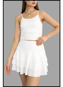 Win Moda Tights Short Skirt Frilled Model  - Image 2