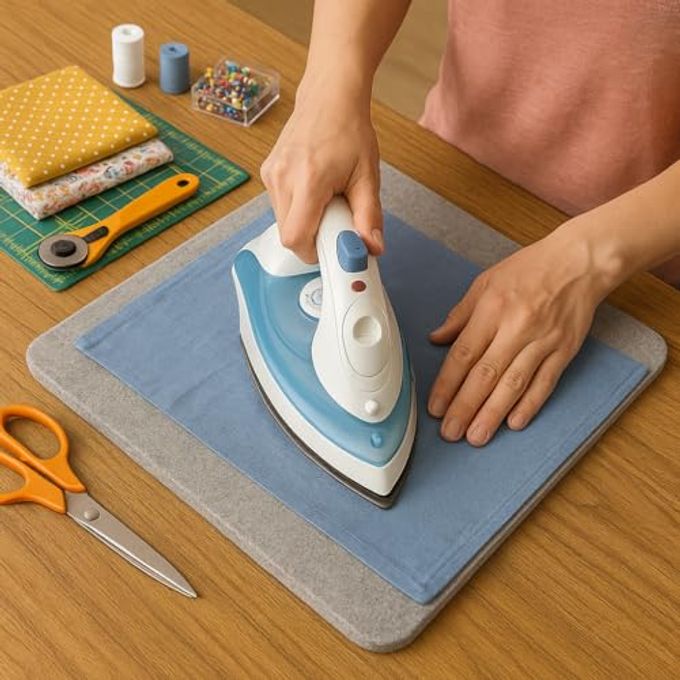 BNYD Wool Ironing Mat for Table Top  Portable Pressing Pad, Ironing Board Alternative for Quilting, Sewing & Travel Iron Anywhere (11.5" x 14.5") - Image 2