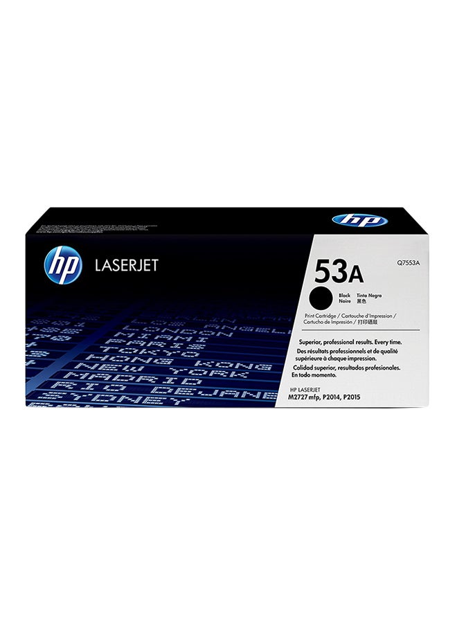 53A Laser Toner Cartridge Black