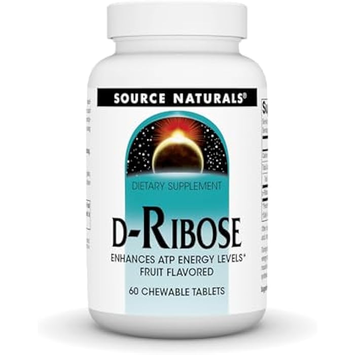Source Naturals Ribose, 60 Chewable Tablet - Image 1