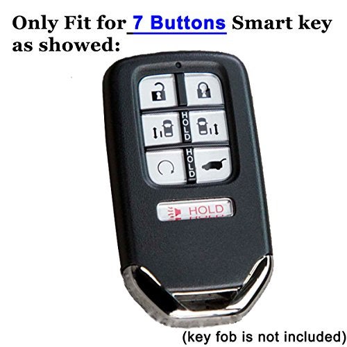 Coolbestda 2Pcs Coolbestda Silicone 7buttons Key Fob Remote Skin Cover Protector Keyless Entry Case Accessories for 2018 2019 2020 2021 2022 2023 2024 2025 Honda Odyssey Elite Ex A2C98590800 KR5V2X - Image 2