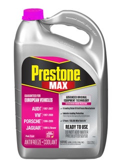 Prestone® MAX European Vehicles (Pink) Antifreeze + Coolant