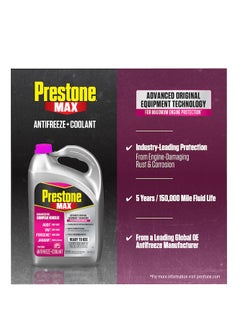Prestone Prestone® MAX European Vehicles (Pink) Antifreeze + Coolant  - Image 3