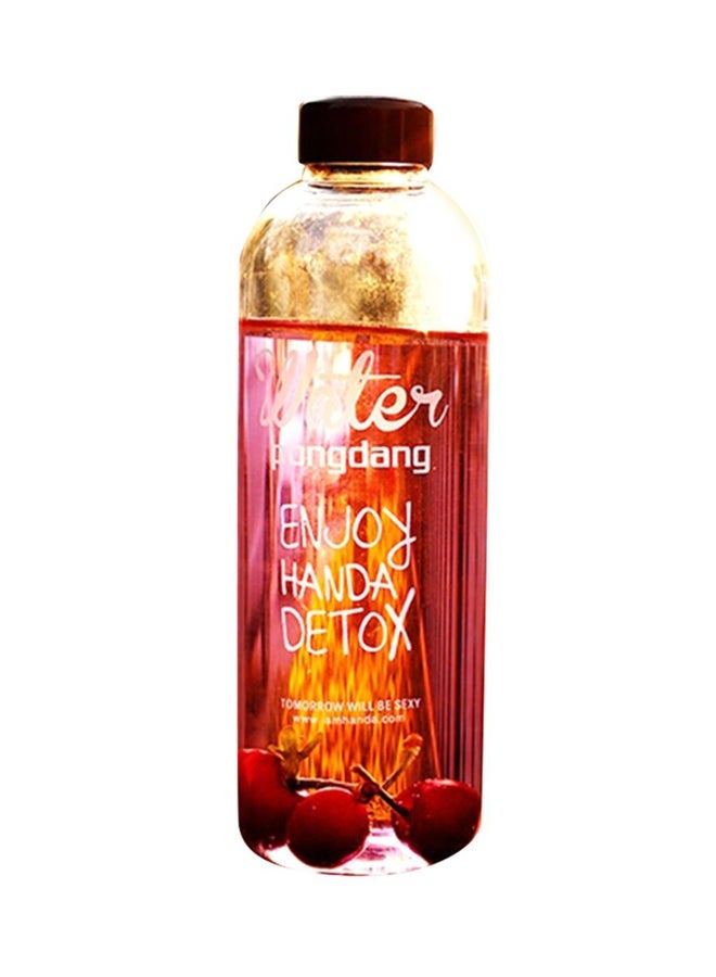 نيبمينينت Design Stylish Water Bottle Clear/White 8.2x16.7x3.3cm - Image 1