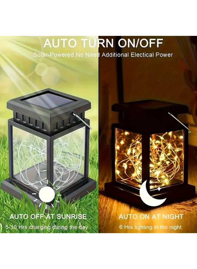 LiHangStar مصباح LED شمسي قابل للتعتيم للإضاءة، مثبت على الحائط، ضوء أبيض دافئ للحدائق الخارجية - Image 4