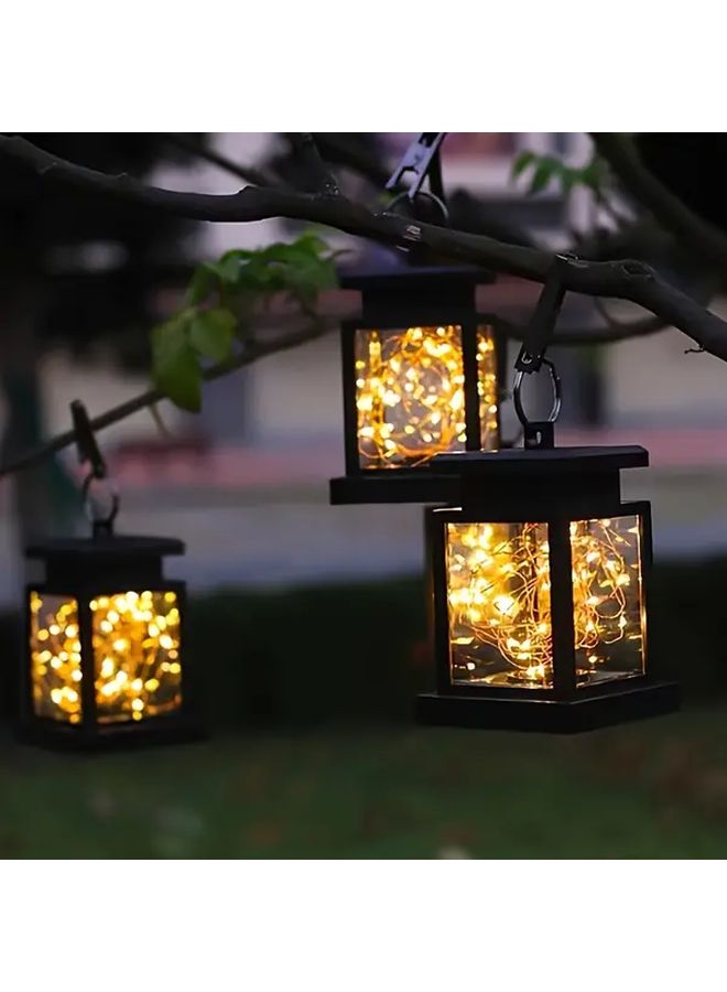 LiHangStar مصباح LED شمسي قابل للتعتيم للإضاءة، مثبت على الحائط، ضوء أبيض دافئ للحدائق الخارجية - Image 5