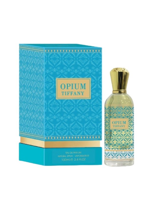 Opium Tiffany Floral Fruity Eau de Parfum for Women - 100ml | Long Lasting Perfume, Elegant Feminine Scent - Image 1