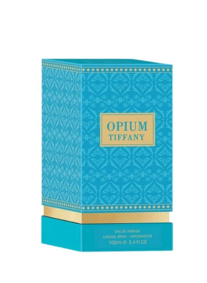Opium Tiffany Floral Fruity Eau de Parfum for Women - 100ml | Long Lasting Perfume, Elegant Feminine Scent - Image 3