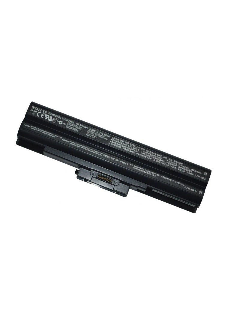 5200.0 mAh Replacement Laptop Battery For Sony VPCZ1 Series VPCZ115/117/118/125/127/PCG-31111T/31112T Silver