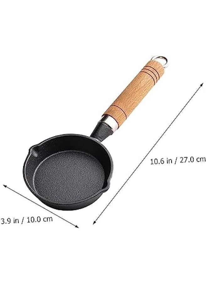 Beauenty - Mini Omelet Pan Marble Frying Small Frying Pan Single Egg Frying Pan Non Stick Cookware Mini Frying Pan Mini Pan Mini Egg Frying Pan Breakfast Pan Cooking Tool Cast Iron Clay Pot - Image 1