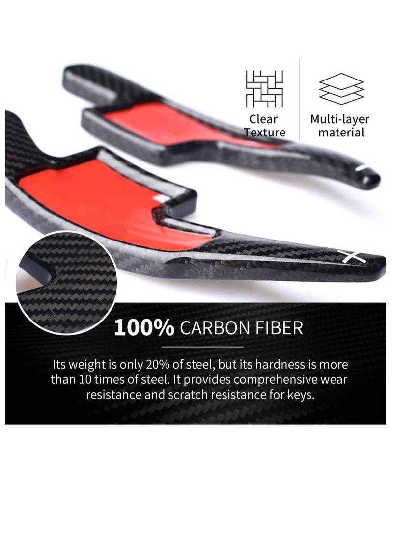 Generic Original Carbon Fiber Steering Wheel Paddle Shifter Fit For Ford Mustang 2015 2016 2017 2018  - Image 2