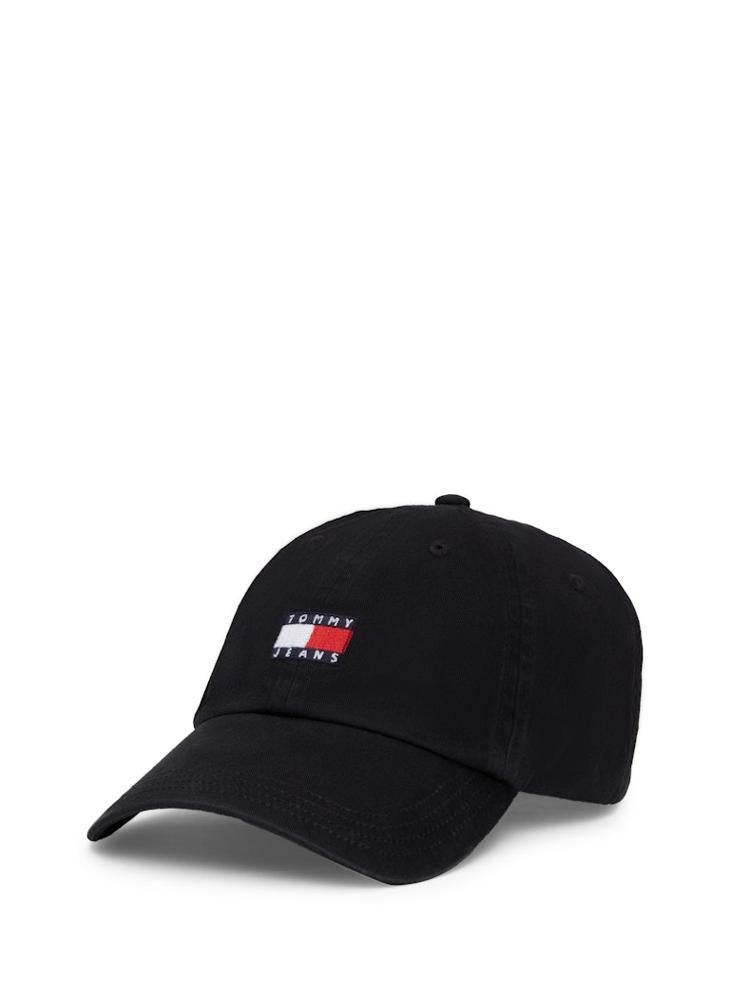 TOMMY JEANS Heritage Logo Detailed Curved Peak Cap - Image 1