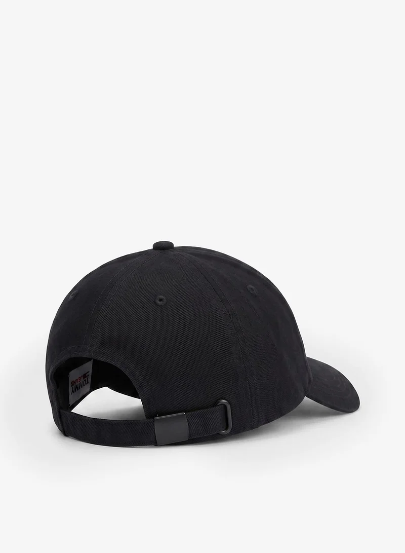 TOMMY JEANS Heritage Logo Detailed Curved Peak Cap