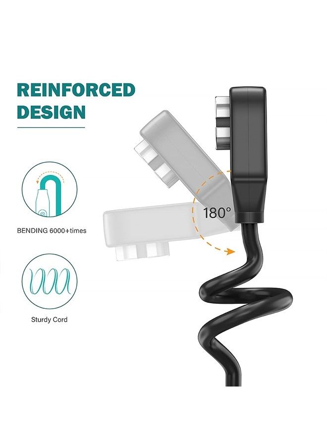 TUSITA شاحن مغناطيسي متوافق مع AfterShokz Aeropex و SHOKZ OPENCOMM و OPENRUN PRO و OPENRUN PRO Mini و OPENRUN و OPENRUN Mini - 1م، عبوة 2 - Image 2