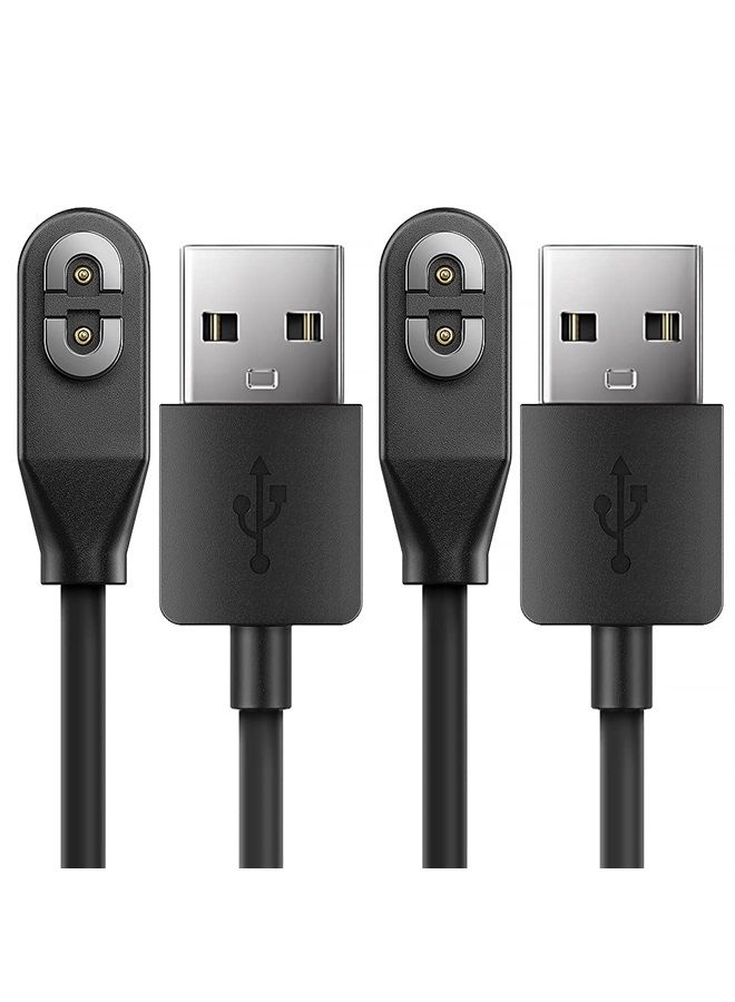 TUSITA شاحن مغناطيسي متوافق مع AfterShokz Aeropex و SHOKZ OPENCOMM و OPENRUN PRO و OPENRUN PRO Mini و OPENRUN و OPENRUN Mini - 1م، عبوة 2 - Image 1