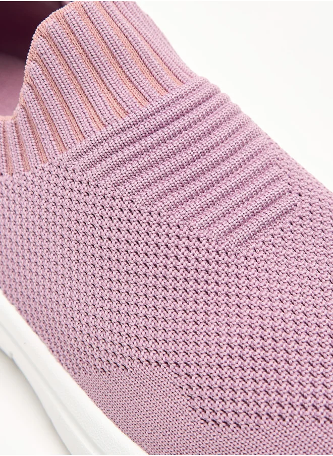 شو اكسبرس Mesh Slip-On Sports Shoes with Pull Tab